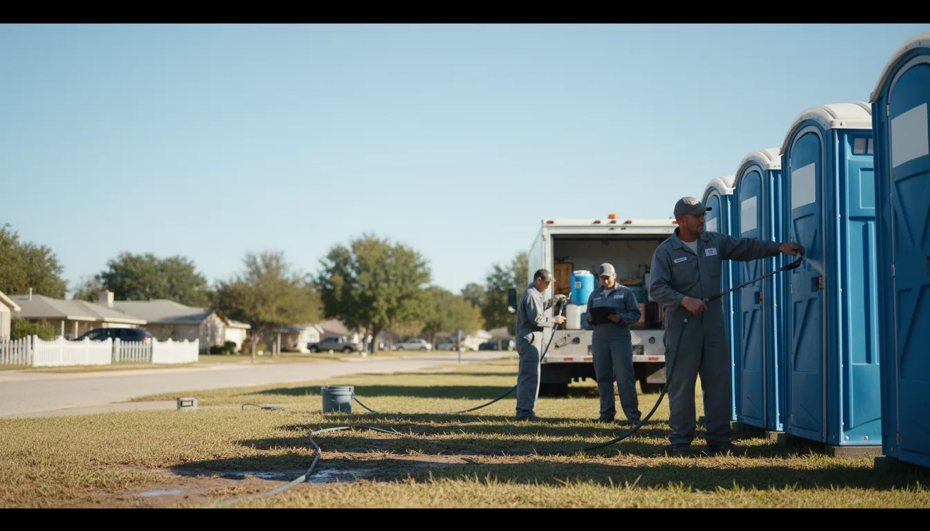 Long-Term Portable Toilet Rental in Alex, OK near me